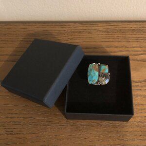 Sterling Silver Turquoise Ring-Vintage